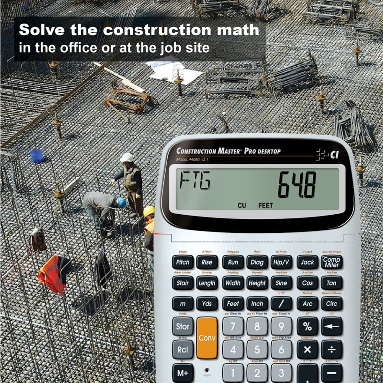 calculated industries 44080 construction master pro-desktop