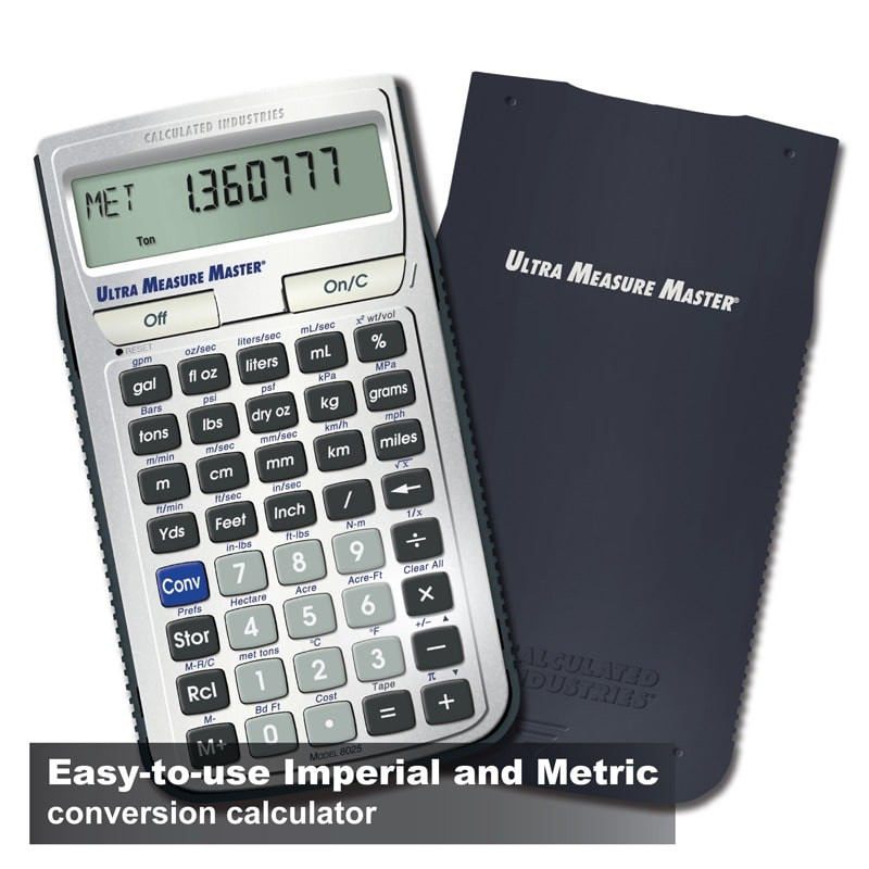 Ultra Measure Master Calculator 8025 - Monroe Systems for Business