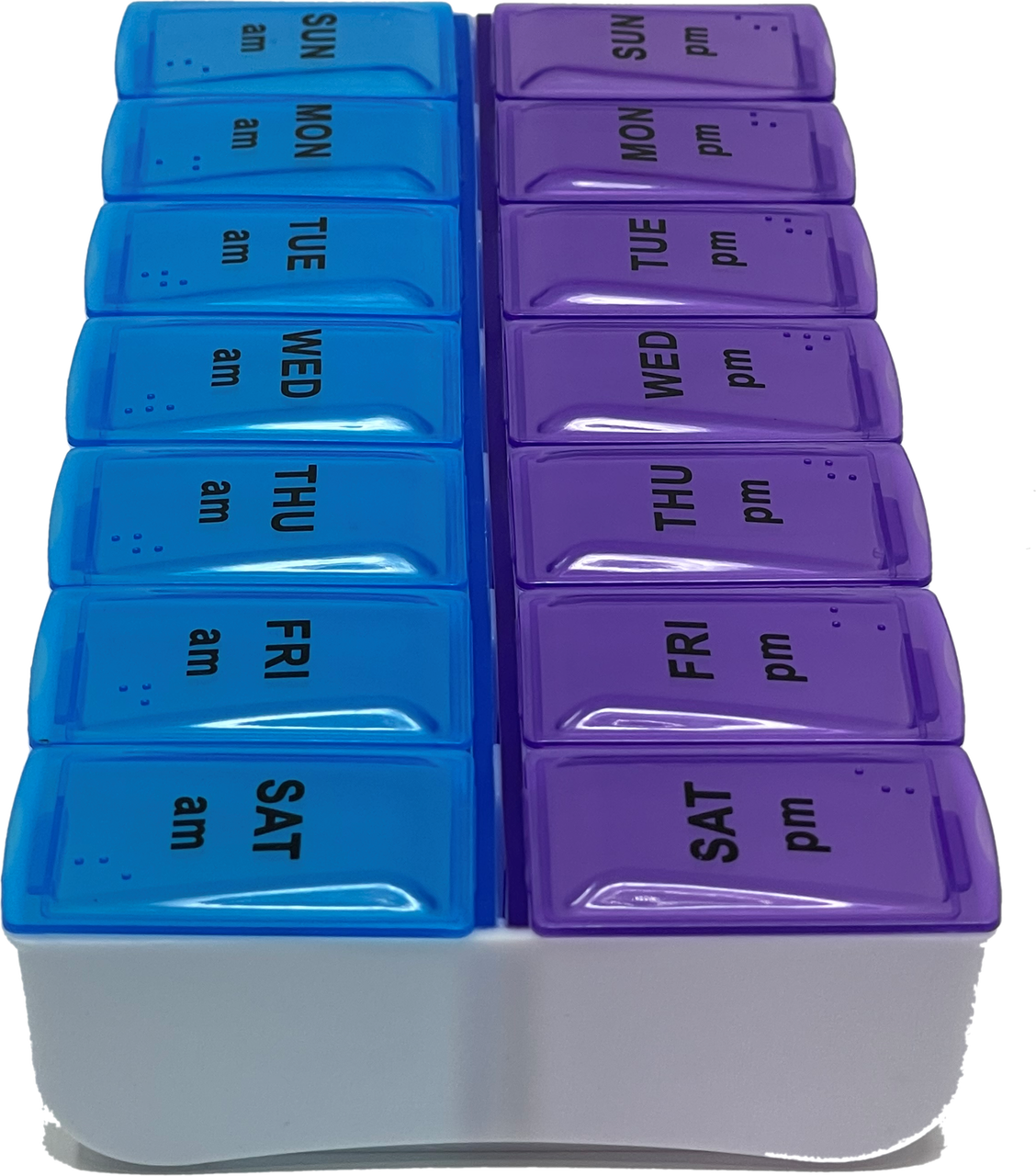 24/7 MEDICASE Danish Design Pill Box for 7 Days - Small/Medium Size Day Dispense