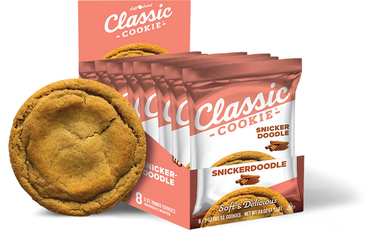 Classic Cookie Soft Baked Cookies, 8 Individually Wrapped Cookies Per Box  (Candy Cookie, 4 Boxes)