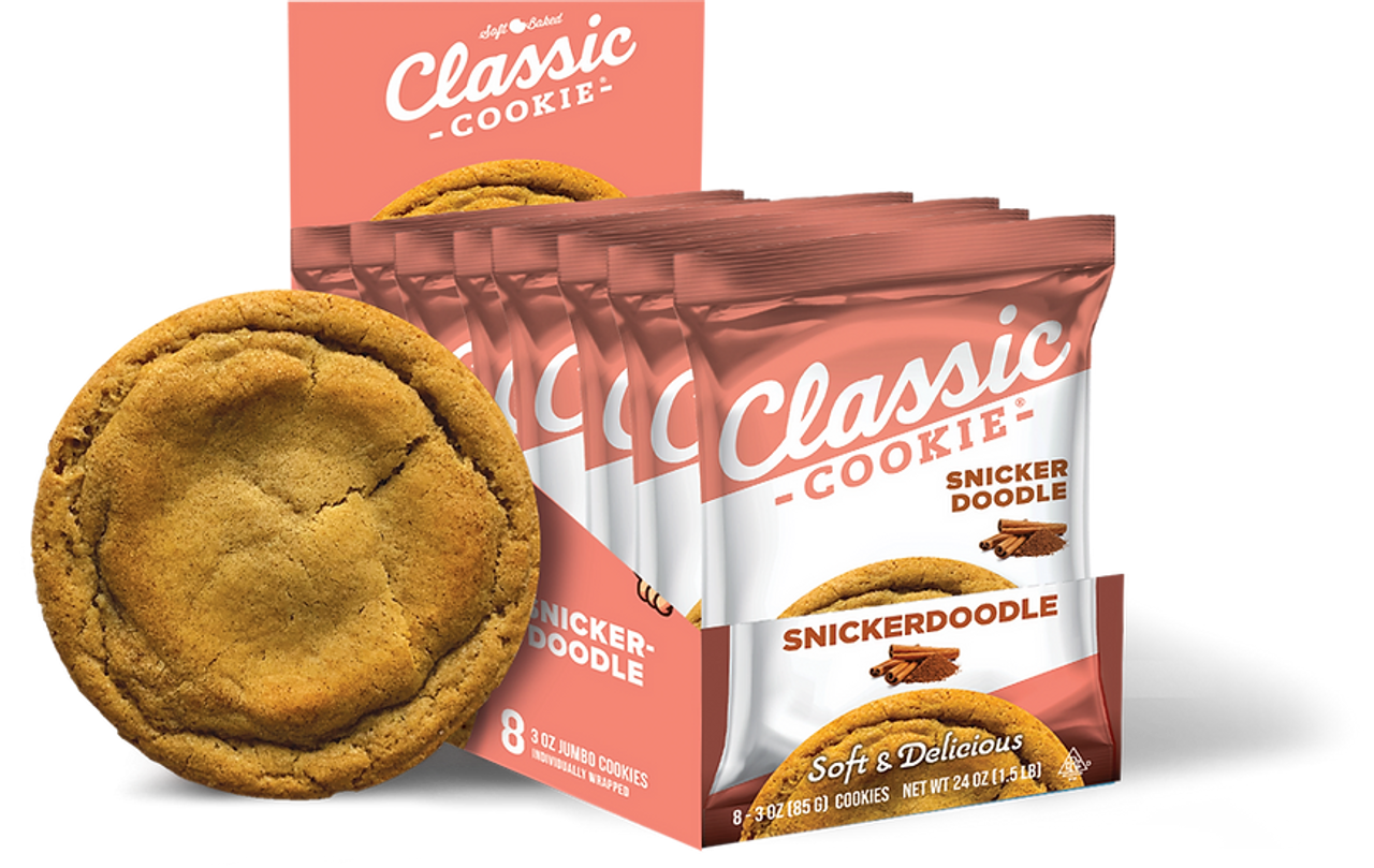 Classic Cookie Soft Baked Snickerdoodle Cookies, 2 Boxes, 16 Individually  Wrapped Cookies