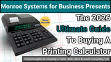 ​The 2026 Ultimate Guide to Buying a Printing Calculator