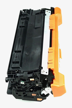 This is the side view of the Hewlett Packard 647A black replacement laserjet toner cartridge by NXT Premium toner