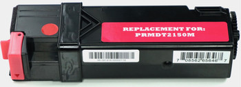 This is the front view of the Dell 8WNV5 magenta replacement laserjet toner cartridge by NXT Premium toner