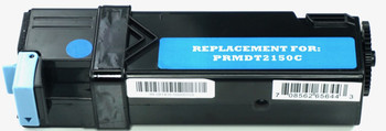 This is the front view of the Dell 769T5 Cyan replacement laserjet toner cartridge by NXT Premium toner