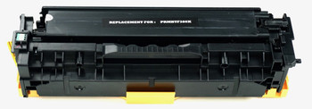 This is the front view of the Hewlett Packard 312X black replacement laserjet toner cartridge by NXT Premium toner