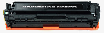 This is the front view of the Hewlett Packard 125A black replacement laserjet toner cartridge by NXT Premium toner