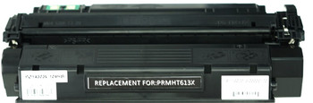 This is the front view of the HP 13X black replacement laserjet toner cartridge by NXT Premium toner