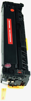 This is the right side view of the Canon 118 magenta replacement laserjet toner cartridge by NXT Premium toner