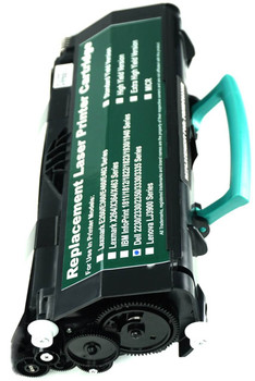 This is the right side view of the Dell M797K black replacement laserjet toner cartridge by NXT Premium toner