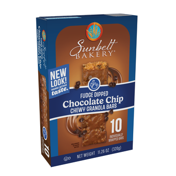 Sunbelt Bakery Fudge Dipped Chocolate Chip Chewy Granola Bars (Right View)