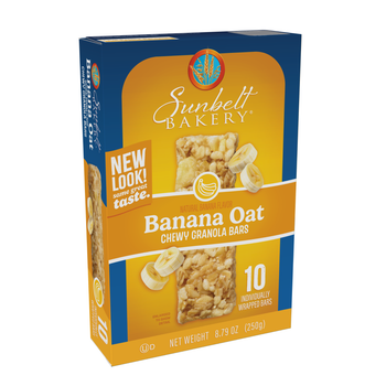 Sunbelt Bakery Banana Oat Chewy Granola Bars (Right View)