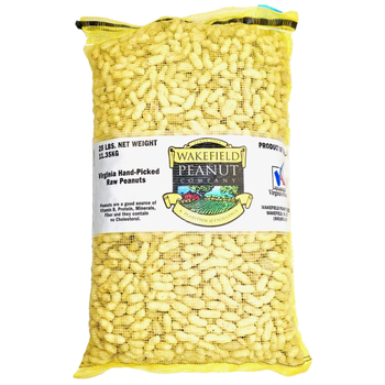 Wakefield Virginia Peanuts 25 lb bag of in-shell animal peanuts for squirrels, birds, deer, and wildlife