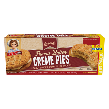 Little Debbie Peanut Butter Creme Pies Big Pack (Front)