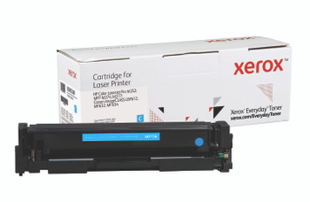 Cyan Standard Yield Everyday Toner from Xerox, replacement for HP CF401A, Canon CRG-045C Yields 1,400 pages