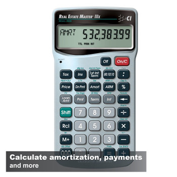 Calculate amortization, payments and more