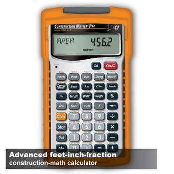 Advanced feet-inch-fraction construction-math calculator