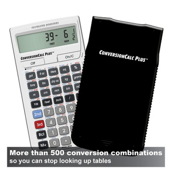 More than 500 conversion combinations so you can stop looking up tables