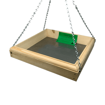 Wakefield Outdoor Hanging Bird Feeder with Screen Platform for Seeds and Nuts
