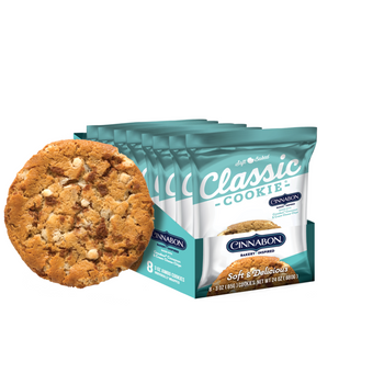 Classic Cookie Soft Baked Cookies made with Cinnamon and Cream Cheese Chips, 2 Boxes, 16 Individually Wrapped Cookies