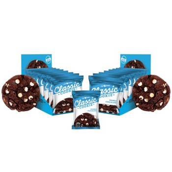 Classic Cookie Soft Baked Double Chocolate Cookies made with Hershey's® Chocolate, 2 Boxes, 16 Individually Wrapped Cookies