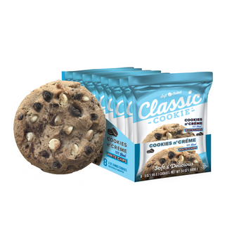 Classic Cookie Soft Baked Cookies n' Crème Cookies made with Premier White Creme Chips, 2 Boxes, 16 Individually Wrapped Cookies (Individual)