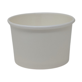 Delightful Packaging 4 Ounce Ice Cream Cups (White Cups)