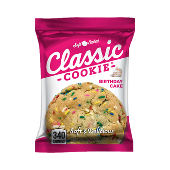 Classic Cookie Soft Baked Birthday Cake, 2 Boxes, 16 Individually Wrapped Cookies