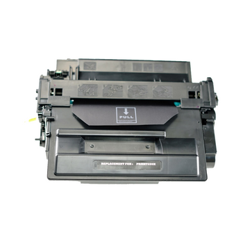 This is the front view of the HP 55X replacement laserjet toner cartridge by NXT Premium toner