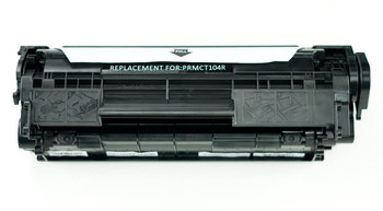 This is the front view of the Canon 104 replacement laserjet toner cartridge by NXT Premium toner