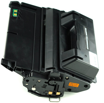 This is the side view of the Hewlett Packard 42X black replacement laserjet toner cartridge by NXT Premium toner