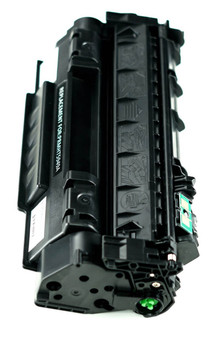 This is the side view of the Hewlett Packard 49A replacement laserjet toner cartridge by NXT Premium toner