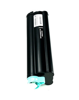 This is the side view of the Okidata 43502001 Black replacement laserjet toner cartridge by NXT Premium toner
