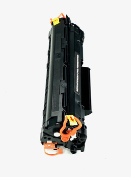 This is the side view of the Hewlett Packard 78X black replacement laserjet toner cartridge by NXT Premium toner