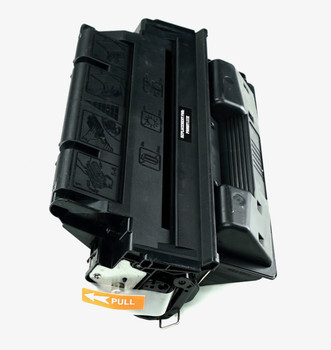 This is the side view of the Hewlett Packard 27X black replacement laserjet toner cartridge by NXT Premium toner