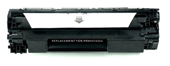 This is the front view of the Hewlett Packard 35A black replacement laserjet toner cartridge by NXT Premium toner