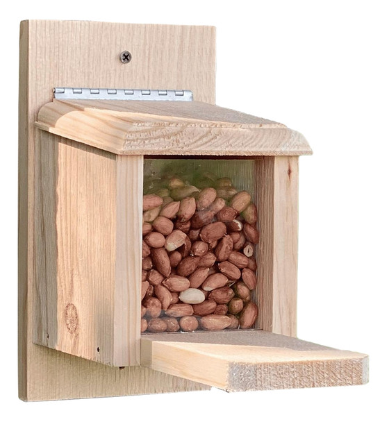 Wakefield Premium Squirrel Houses Peanut Munch Box Feeder