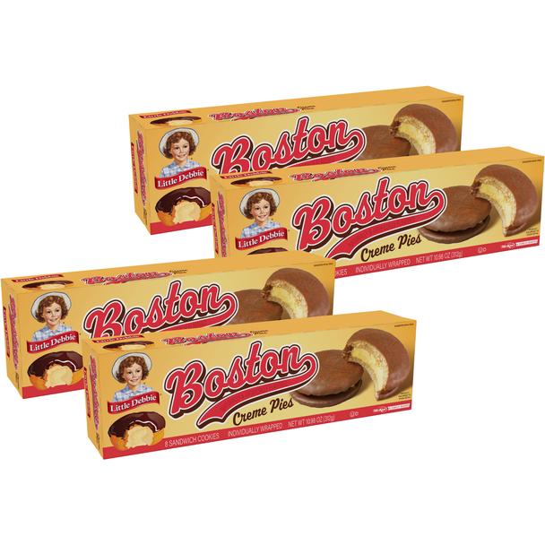 Little Debbie Boston Creme Pies Snack Cakes (4pk)