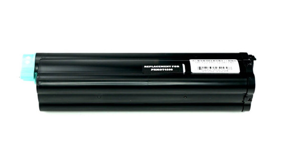 This is the front view of the Okidata 43502001 Black replacement laserjet toner cartridge by NXT Premium toner