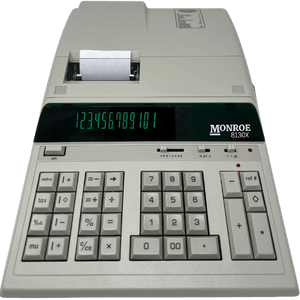 Monroe 8130X printing calculator