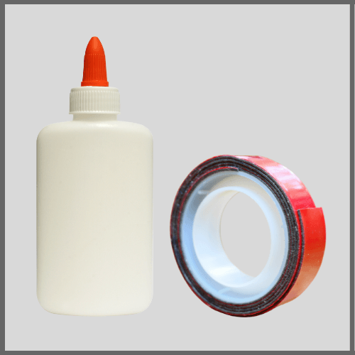Glue or Double-Sided Tape