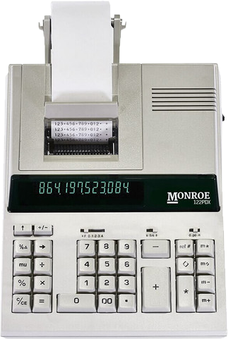 Purchase the Monroe 122PDX Medium-Duty Printing Calculator Here!