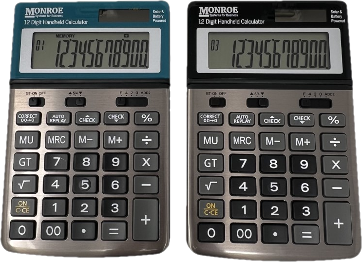 Monroe 12DHC Handheld Calculator Monroe 12DHC Handheld Calculator