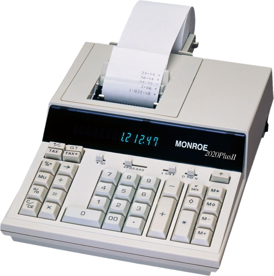 Monroe 2020PlusII Medium-Duty Printing Calculator Monroe 2020PlusII Medium-Duty Printing Calculator