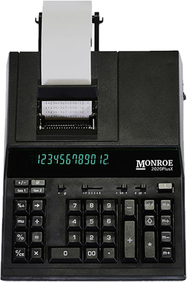 Monroe Medium-Duty Printing Calculator Specs Monroe Medium-Duty Printing Calculator Specs