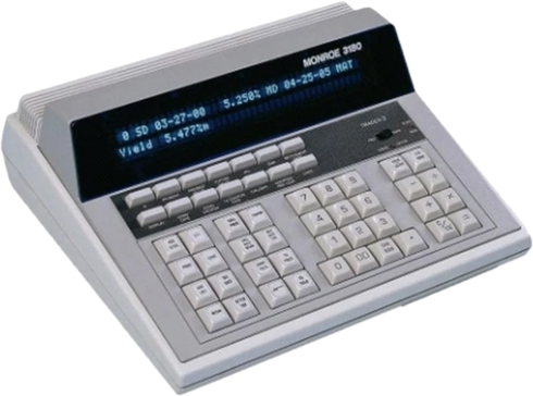 Monroe 3180 Calculator Monroe 3180 Calculator