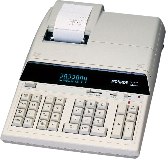 Monroe 7100 Calculator Monroe 7100 Calculator