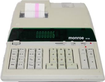 Monroe 8130 Calculator Monroe 8130 Calculator