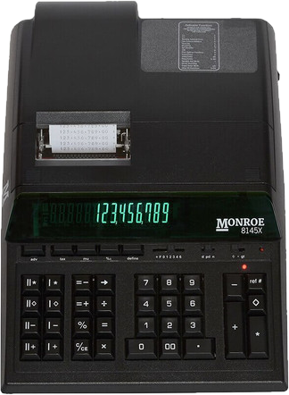 Monroe 8145X Heavy-Duty Printing Calculator Monroe 8145X Heavy-Duty Printing Calculator