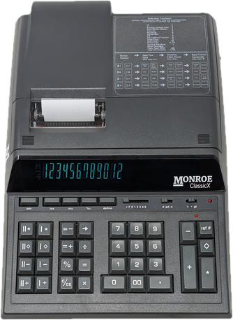 Monroe ClassicX Heavy-Duty Printing Calculator Monroe ClassicX Heavy-Duty Printing Calculator